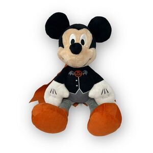 Disney Baby Halloween Mickey Mouse Dracula 15" Cape Plush Stuffed Animal Toy